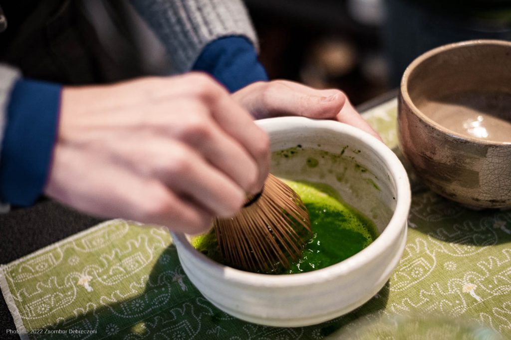 Matcha habosítás Chasennel Matcha habosítás Chasennel