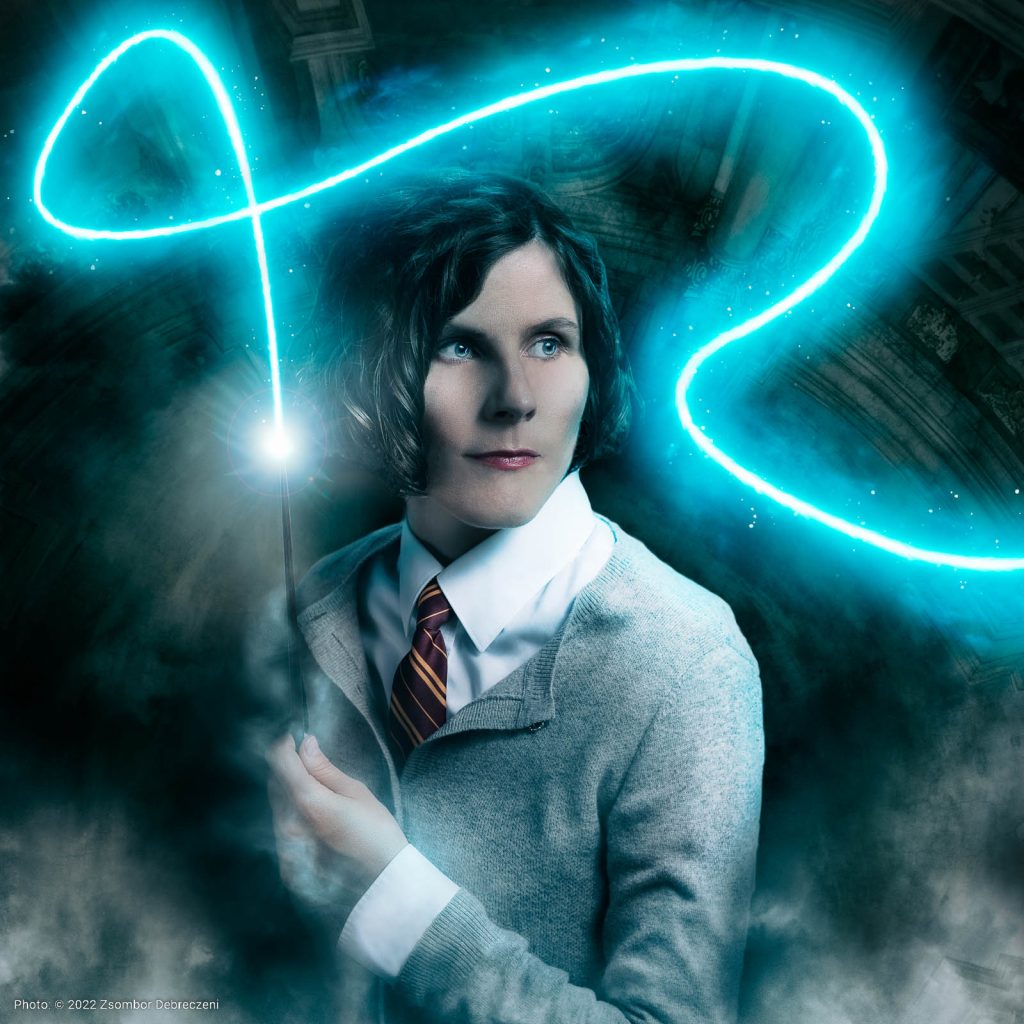 Griffendéles boszorkány (Harry Potter illusztráció)