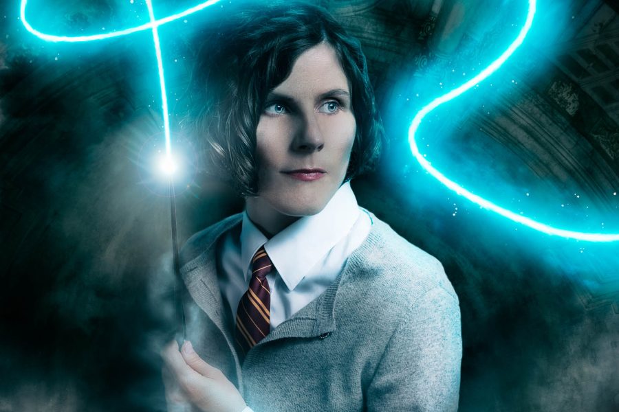 Griffendéles boszorkány (Harry Potter illusztráció)